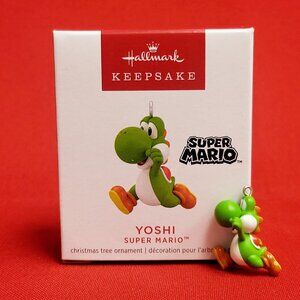 Hallmark Miniature Christmas Ornament Yoshi 2022 Super Mario